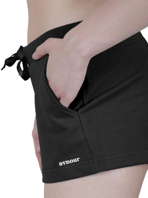 Image of Women Relax Fit Lounge Shorts PC Looper Fabric