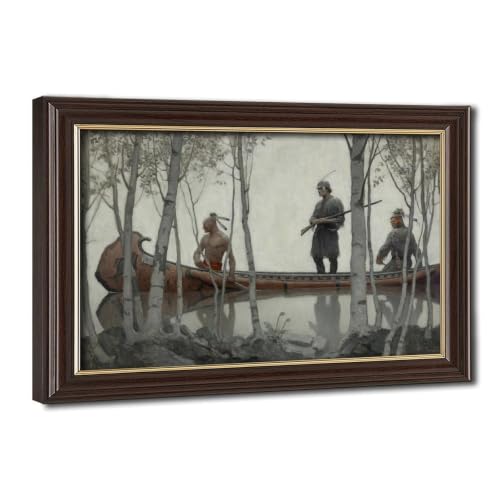 Image The Last of The Mohicans toile d'art cadre bois