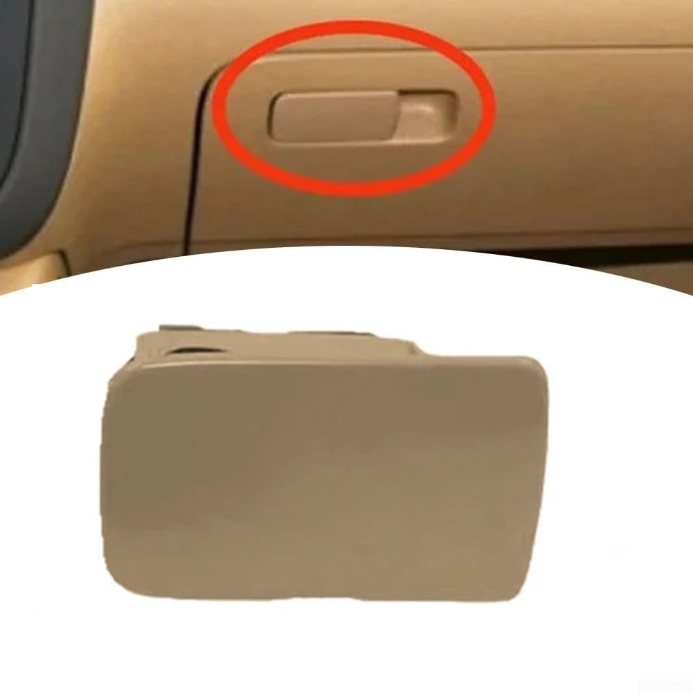 Pratico vano portaoggetti con coperchio destro, maniglia per Golf 5 e MK5 (nero)