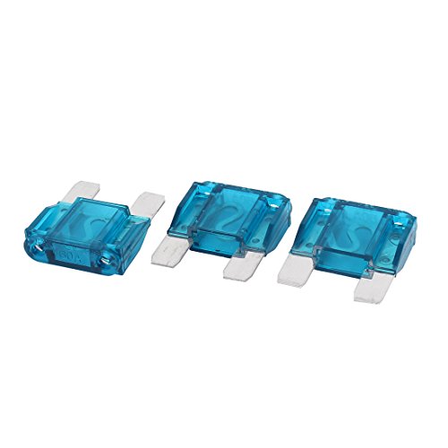 Fusible de cuchilla 60A 32V azul para coche motocicleta y SUV uxcell repuestos