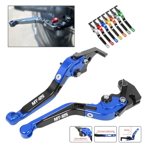 Leviers de frein et d'embrayage pliables réglables MT125 2014-2021 - 2