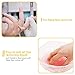 SOONHUA Nail Art Manicure Care Soak Bowl Tray, Hand Soaking Bowl for Nail Treatment Polish Removal (Transparent)