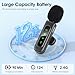HEHOTTC USB C Mini Wireless Lavalier Microphone for iPhone/Android,Lapel Mic with Magnetic Clip-on for Record Video，Lav Mic with LED Display Podcast Vlog Content Creator Interview