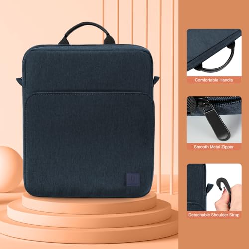 Image of Dadanism 13 Inch Tablet Sleeve Bag with Shoulder Strap & Handle for New iPad Air 13 inch M4 /M3 2026 /2025, iPad Pro 13 inch M5 /M4 2025 /2024, iPad Pro 12.9 inch, Galaxy Tab S10+ /S9 FE+ /S9+ 12.4 inch, Indigo