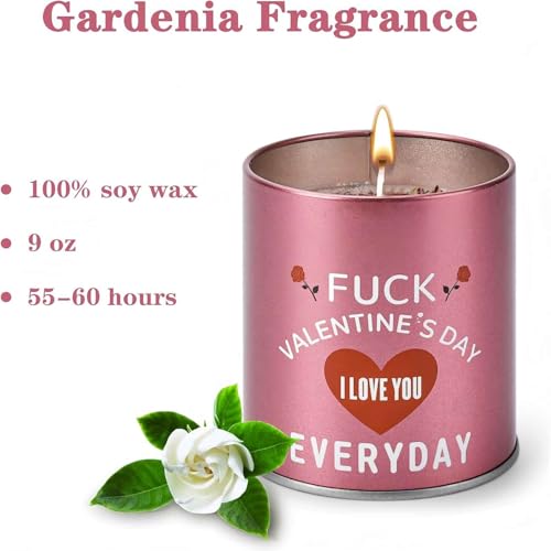 Valentines Day Galentines Gifts Birthday for Her Women Scented Candle - Image 3