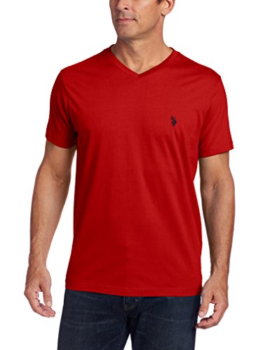 Image of U.S. Polo Assn. Men's Solid V‑Neck T-Shirt