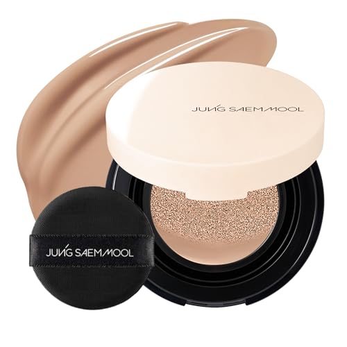 Image of JUNG SAEM MOOL Essential Skin Nuder Cushion | Natural Finish, Buildable Coverage Cushion Foundation by Korean Makeup Artist (Mini, 0.17 Fl Oz), 26N Taupe Beige