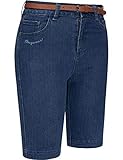 LOOK: Leichte, kurze Sommer Chino im 5-Pocket Stil mit geradem Schnitt, hohem Stretch-Anteil und abnehmbarem Gürtel von Ragwear, 100% vegan hergestellt