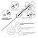 QPMR Meat Injector Syringe Kit, 2-oz Large Capacity Marinade Turkey Injector with 3pcs Stainless Steel Marinade Injector Needles for BBQ Grill Smoker & Turkey & Brisket