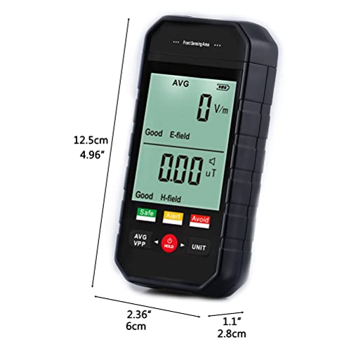 Detector de Radiación EMF Digital Portátil con Pantalla Grande miniatura 4