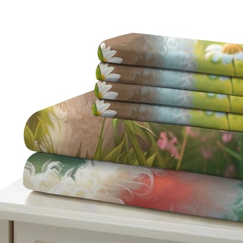 Housses de couettes moutons anti-transpiration en microfibre douce