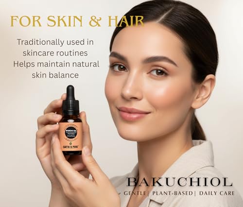 Image of Earth N Pure Babchi Oil (Psoralea Corylifolia) | Cold pressed and Undiluted For Skin, Pigmentation, Vitiligo & Uneven Skin Tone - 50ML
