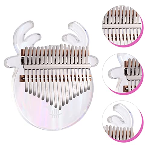 BIENKA 1 Set Kalimba Pouce Piano Belle Bois Acrylique Clair 17 Touches Mini Mbira Doigt Piano for Enfants Adultes… - Les Beatles, Paul McCartney, John Lennon, RIngo Starr, George Harrison BIENKA 1 Set Kalimba Pouce Piano Belle Bois Acrylique Clair 17 Touches Mini Mbira Doigt Piano for Enfants Adultes… – Image 5