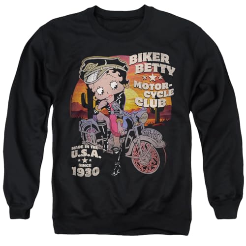 Betty boop Motorcycle Club Mサイズ ブラック 41yINcZLCdL.jpg