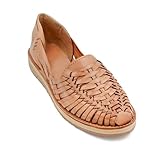 COLORES DE MEXICO MX - Mexican Leather Boho Shoes for Women - Model 129 (7) Brown
