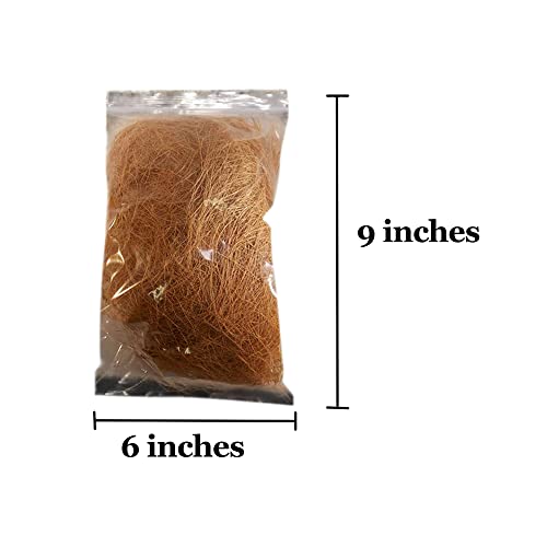 Image of SunGrow 5 oz Coconut Fiber Straw Bedding for Chicken Nests, Hen Nesting Grass Bedding Pad for Laying Eggs, Comfortable Resting Material and Cushioned Egg Protection in Coops