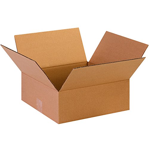 Image of TAPE LOGIC 13 x 13 x 5 Corrugated Cardboard Boxes, Flat 13 inchL x 13 inchW x 5 inchH, Pack of 25 | Shipping, Packaging, Moving, Storage Box for Home or Business, Strong Wholesale Bulk Boxes