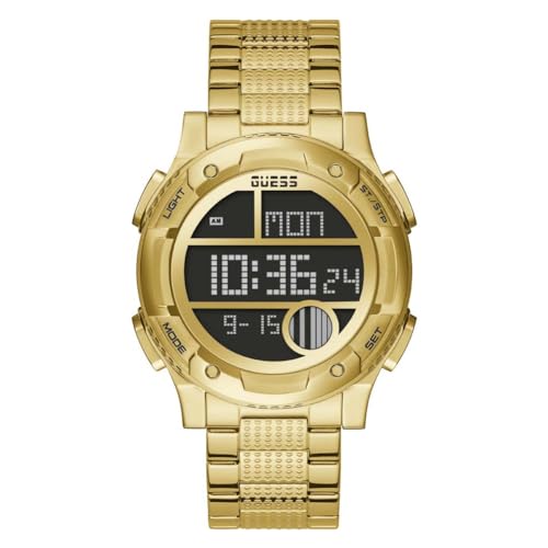 Montre digitale 45MM Guess avec affichage numérique clair et bracelet sport résistant