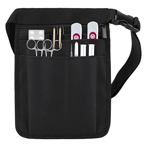 BestFire Nurse Fanny Pack, Multi-Compartment Nurse Bag, Pack Pouch for Nurses Nurse Hip Bag Nurse Utility Waist Belt Nursing Fanny Pack Organizer