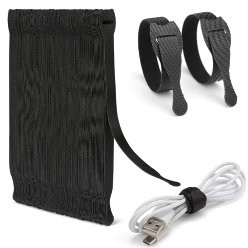 Zivacate - 120 Piezas de Bridas Reutilizables para Cables