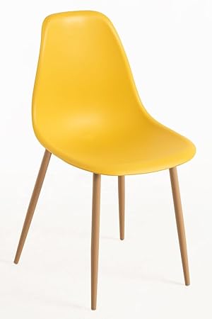 Regalos Miguel - Sillas Comedor - Silla Mykle - Amarillo