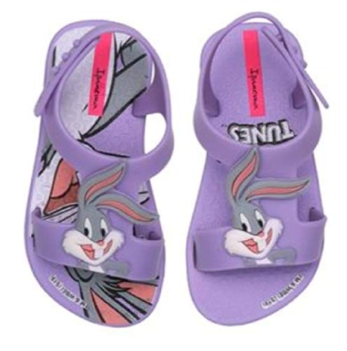 Sandália infantil Looney tunes lilás (22)