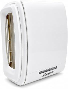 Oxygen-Supreme Air Freshener System Wall Mounted Odor Eliminator & Continuous Fragrance Dispenser for Large Rooms, Offices, Hotels, Restrooms White