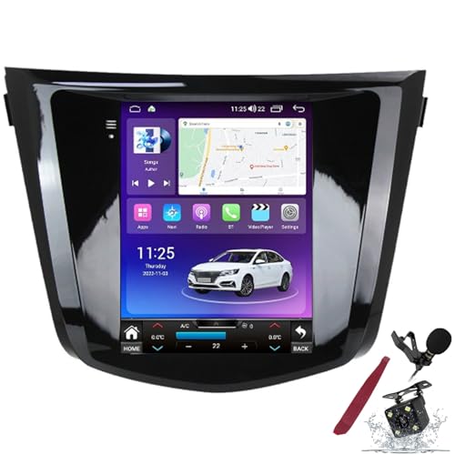 Autoradio Android 15 pour Nissan X-Trail 2014-2021 avec navigation GPS et grand écran tactile M500S
