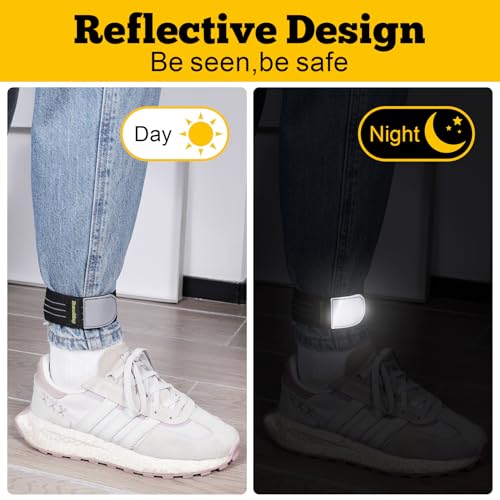 Reflective Elastic Belt w/Buckle Closure (Red)