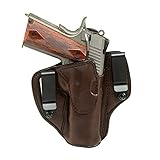 Tagua Gunleather - Full Grain Leather Gun Holster - OWB Holster Belt Slide & IWB Holster Metal Clip...