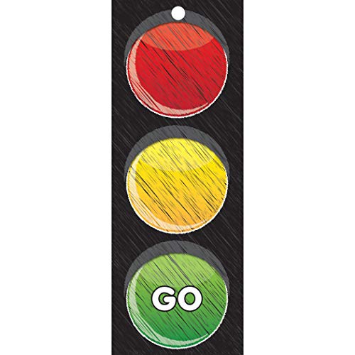 Ashley Productions ASH13000 Traffic Light Card Laminated Stop/Go 3.5" x 9"