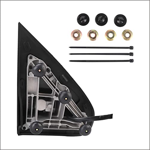 Perfit Zone Towing Mirrors Replacement Fit 2014-2017 For Silverado Sierra, Power Heated,W/Amber Signal,Clearance Lamp,Chrome (Pair Set) #TOP2