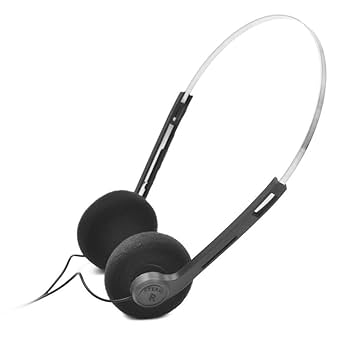 Amazon.co.jp: オレンジ レトロ オーバーイヤーヘッドホン