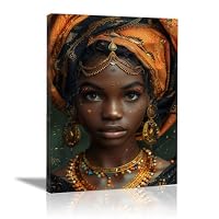 Amazon.co.jp: ZFXFHDR(へ楽ーツ) アフリカの女性 アートパネル 黒人