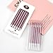 BEAN LIEVE 24-Count Birthday Candles - Long Thin Cake Candles Slow Burning Candles for Birthday, Wedding, Lucky Party Decoration (Rose Gold)