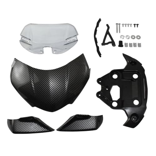 Déflecteur de vent moto aérodynamique pour protection et réduction des turbulences Speed Triple