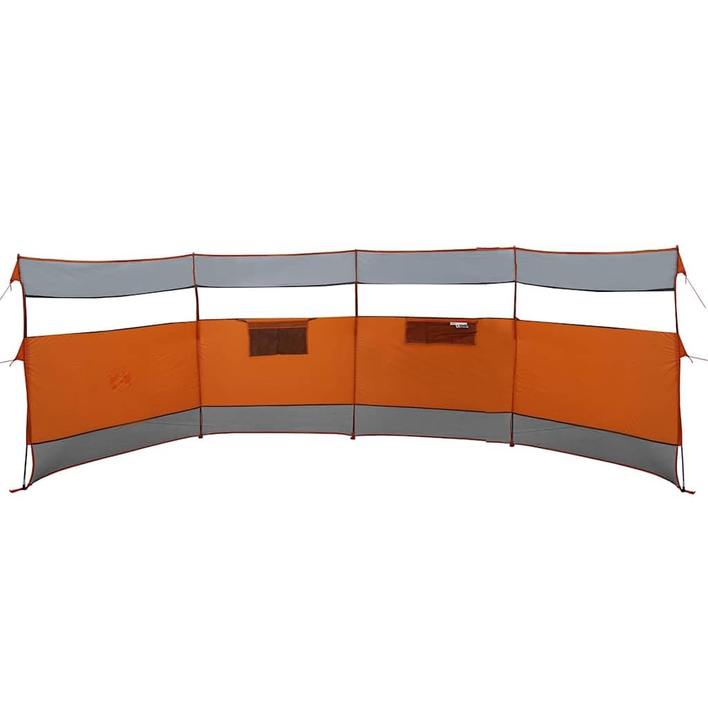 Mangloder Camping-Windschutz Blau 366x152x Wasserdicht windschirm windwand windabweiser für Outdoor Camping wandern Trekking zelten, faltbar, stabiles Schutzgewebe