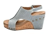 Corkys Footwear Women's Casual Tiffanee 3' Wedge Size 07