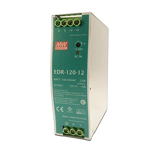 EDR-120-12 ���σE�F�� �x�X�g�v���C�X 120W 12V 10A �X�C�b�`���O�d�� MeanWell EDR-120-12