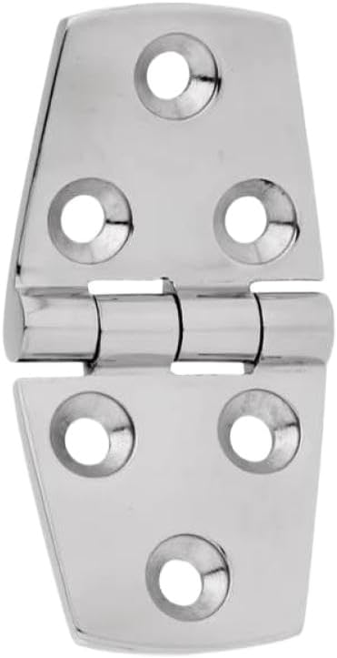 Boat Casting Strap Hinge AISI 316 Stainless Steel 4 Inch By 1-1/2 Inch