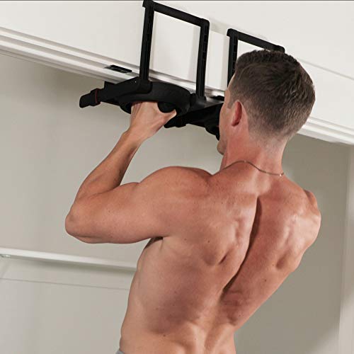 Jayflex Portable Door Frame Pull Up Bar Ryze Ups - Rotating Handles, No Screws Needed - 275 Lbs Capacity - Perfect For Home Or Travel #TOP2
