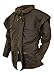 Outback Trading Unisex 2100 Swagman Waterproof Breathable Cotton Oilskin Western Jacket with Adjustable Hood, Bronze, X-Large