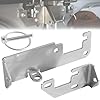 Twowinds - Anti-Theft Locking, Security Lock with Plug H1 H2 Roof Rear Gate Ducato Jumper Boxer X250 X290 (from 2006 Onwards) - Grey #1