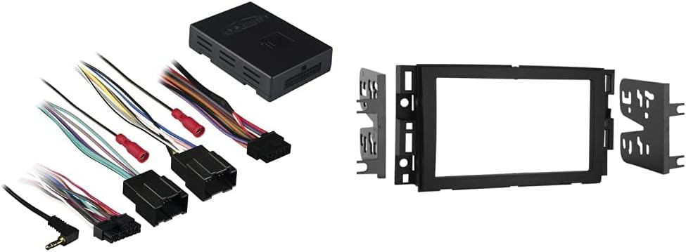 Axxess GMOS-LAN-01 LAN OnStar Interface for Non-Amplified Systems & Metra 95-3305 Double DIN Installation Multi Kit for 2006-up Select GM Vehicles