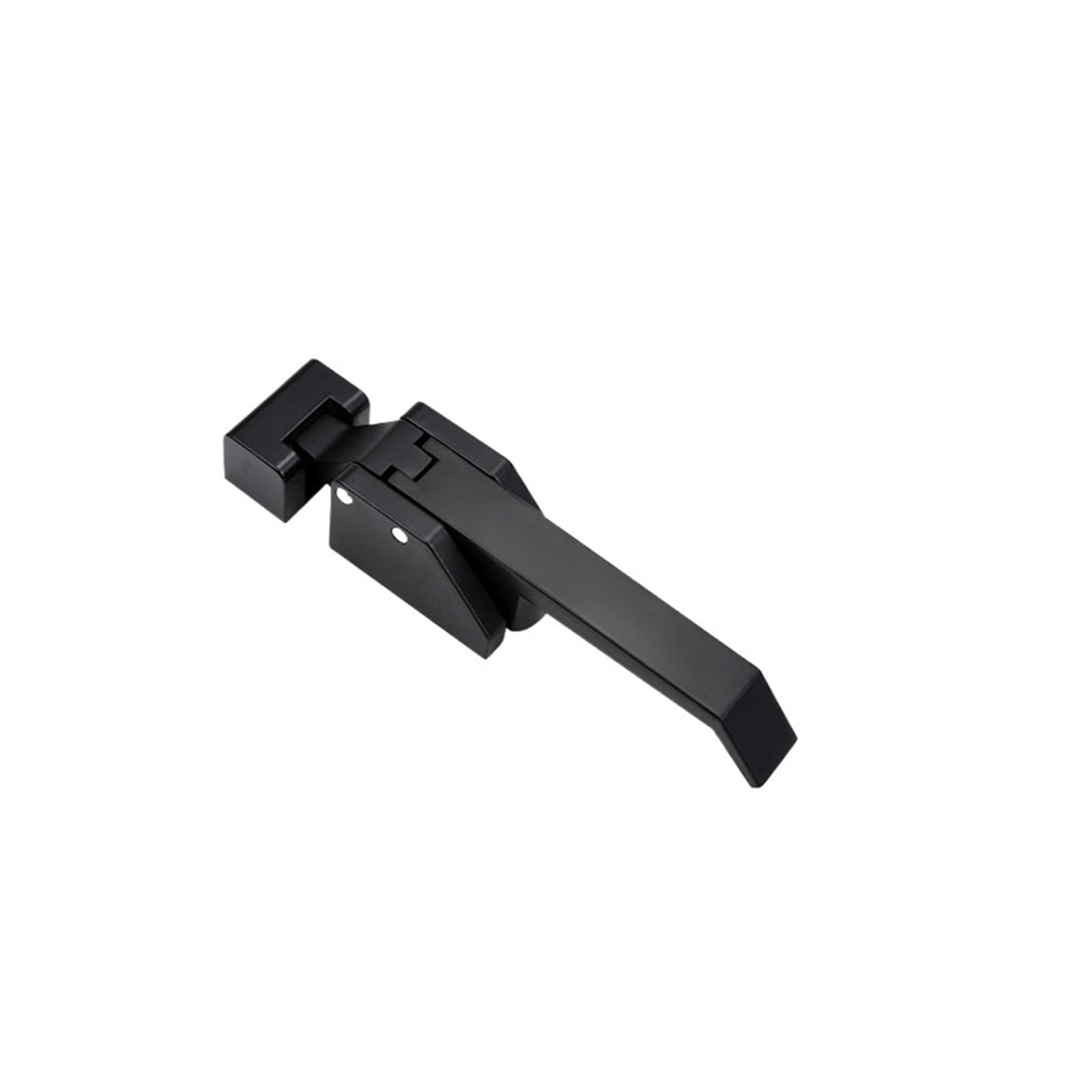 YMUGUEGH Freezer Handle Door Hinge Industrial Knob Lock Latch Hardware Pull Part Equipment Plant(Black without key)