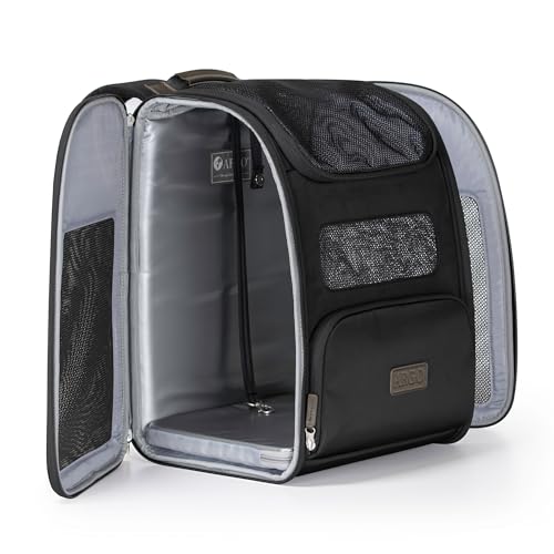 Image of Traveler's Choice Argo Tails of The Trail Pet Backpack Carrier, Black