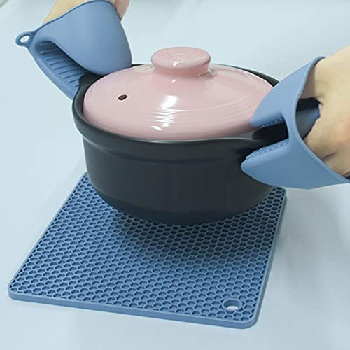 YDFXF clipe mão em silicone em forma colmeia 2 conjuntos clipes mão quadrados redondos 6 peças silic