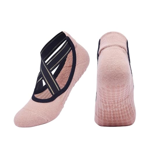 Chaussettes de yoga antidérapantes femme pour pilates et danse