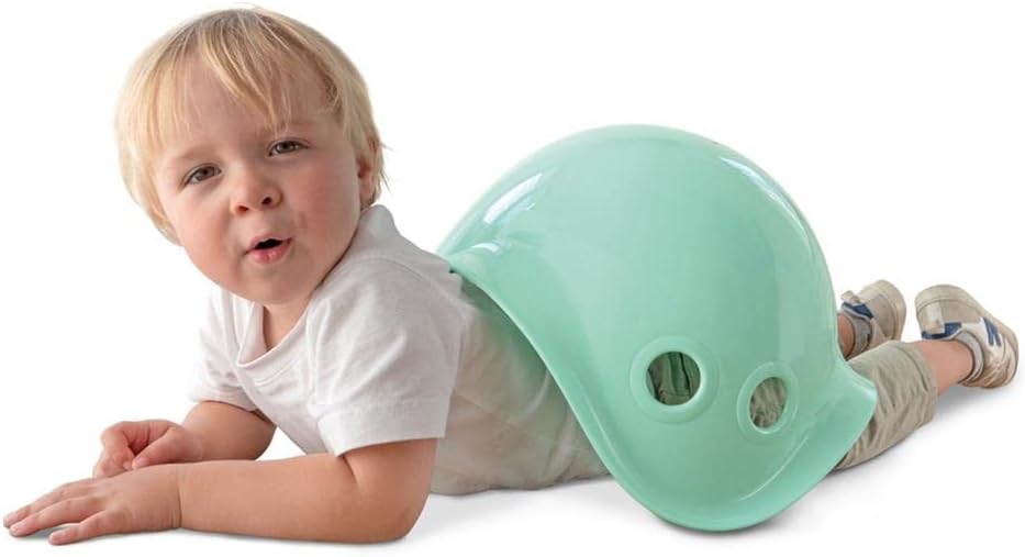 MOLUKBilibo | Plastic Toys for Children | Kids Toy, Fidget Fun Bowl| Encourages Creativity, Hand-Eye Coordination| Travel-Friendly, Non-Toxic | Indoor, Outdoor Play | 2 Years+ | Mint Green