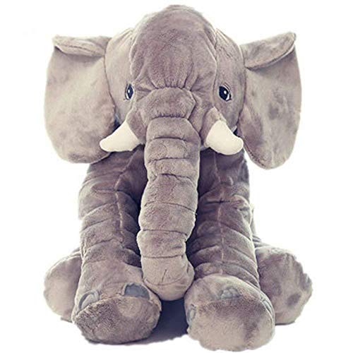 Preisvergleich Produktbild lulupila Elefant Stofftier Kuscheltier Plüschelefant Flauschiges Plüsch Tier Plüschtier Schmusetier Spielzeug zum Kuschel Geschenkfür Kinder (40cm)